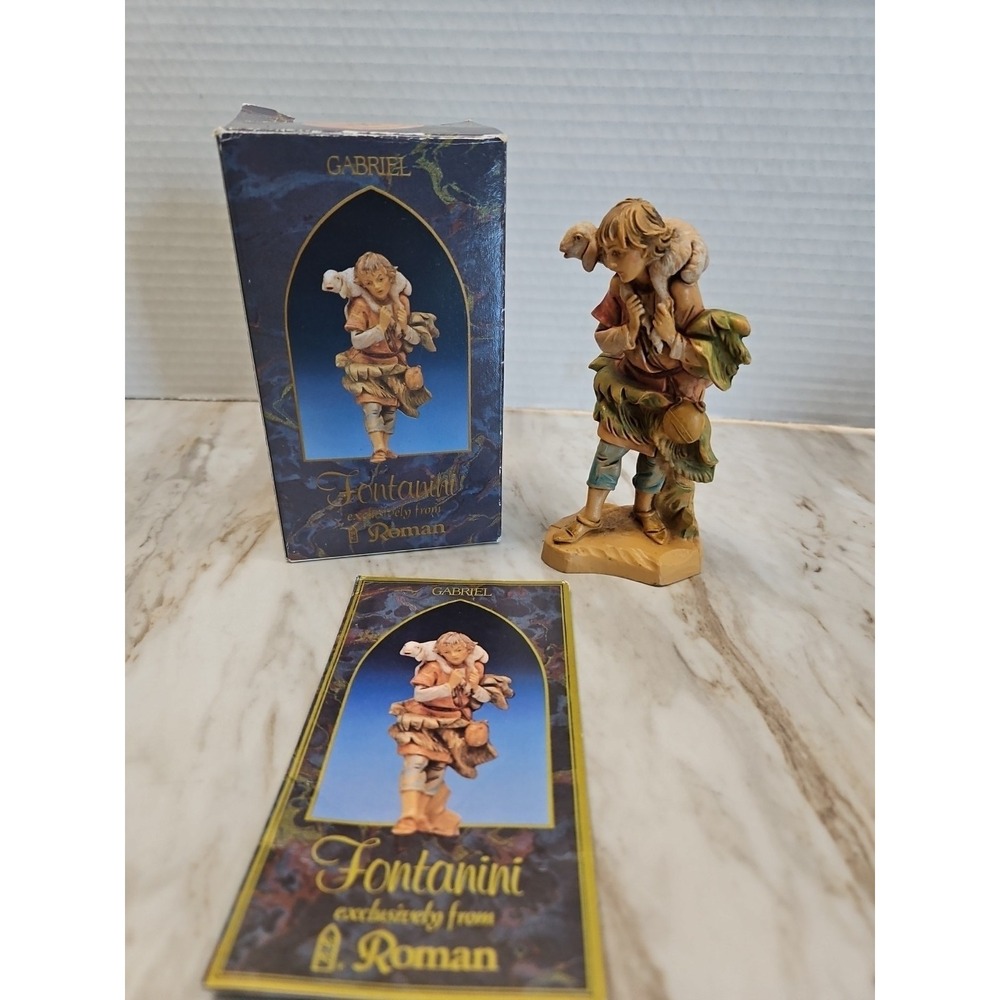Fontanini Vintage 1991 Gabriel Nativity Figurine Simonetti Italy Roman